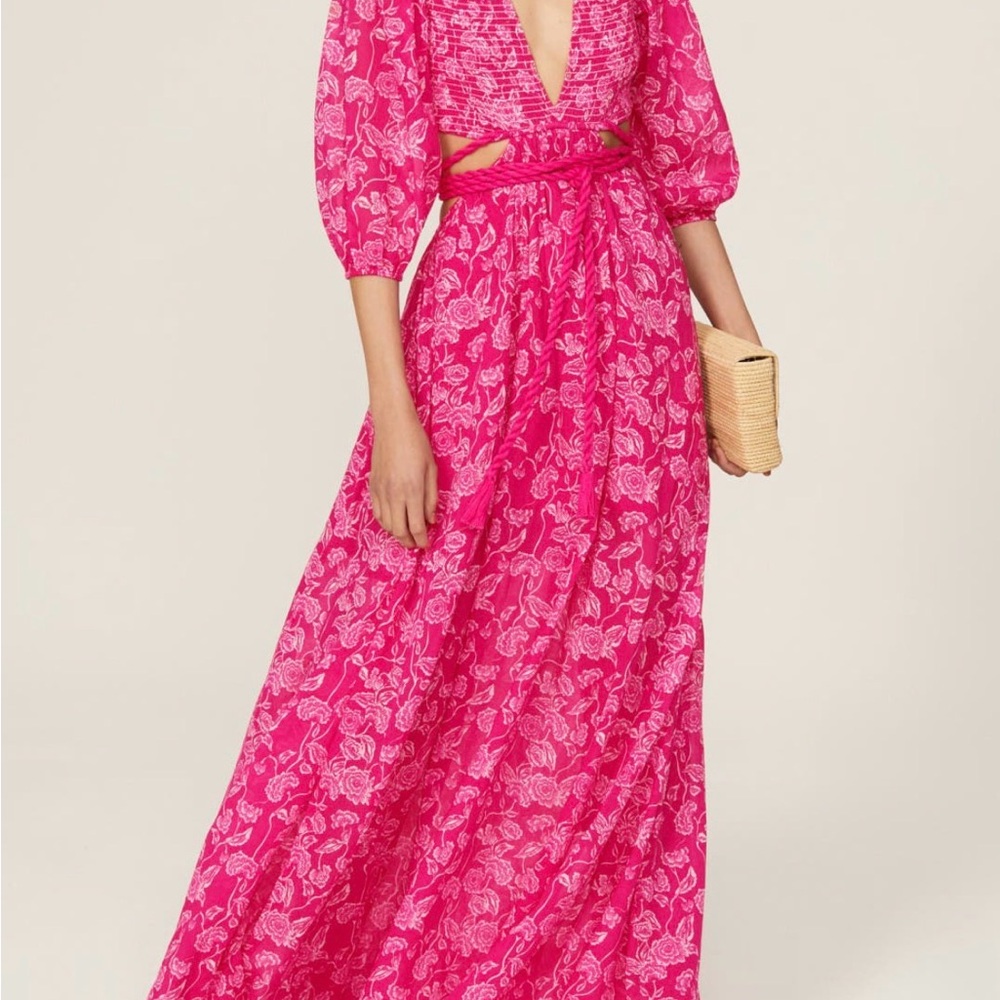 Miguelina cutout maxi dress